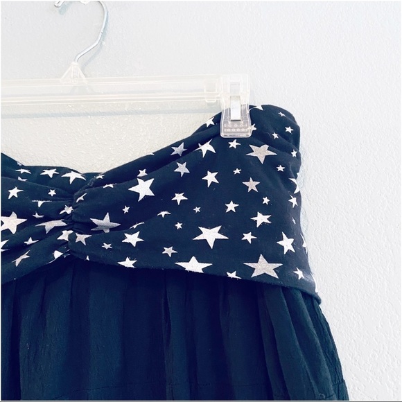 Magic of the moon size XS black stars print skirt - Picture 4 of 4